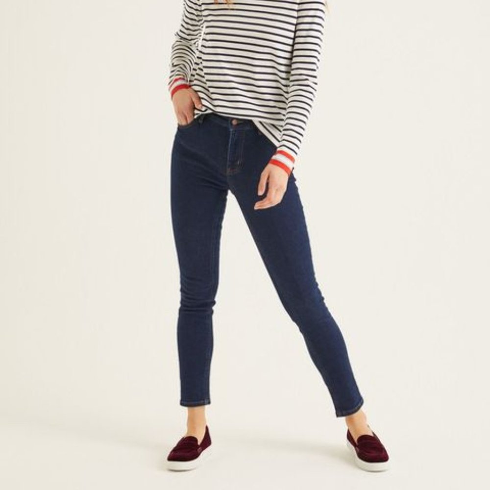 Boden The Cropped Soho Skinny Jeans in Indigo Size 6